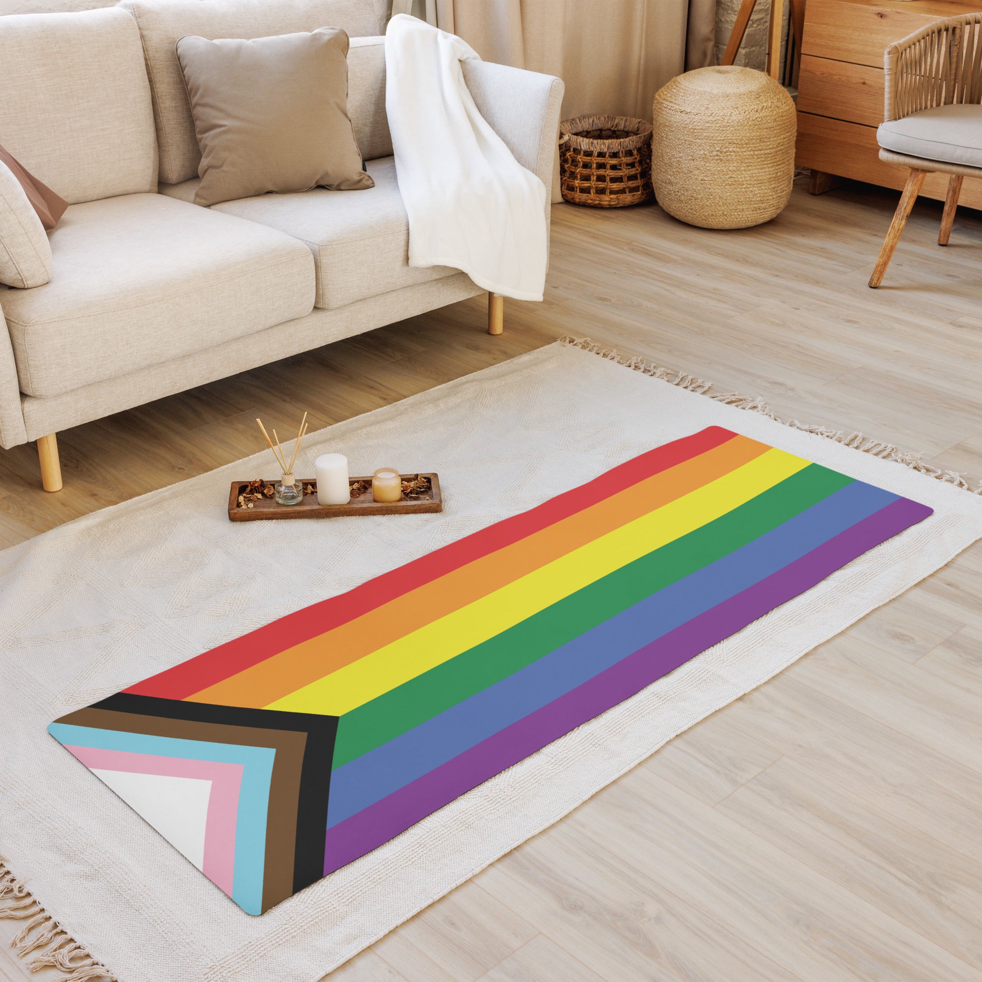 Yoga mat Progress Pride