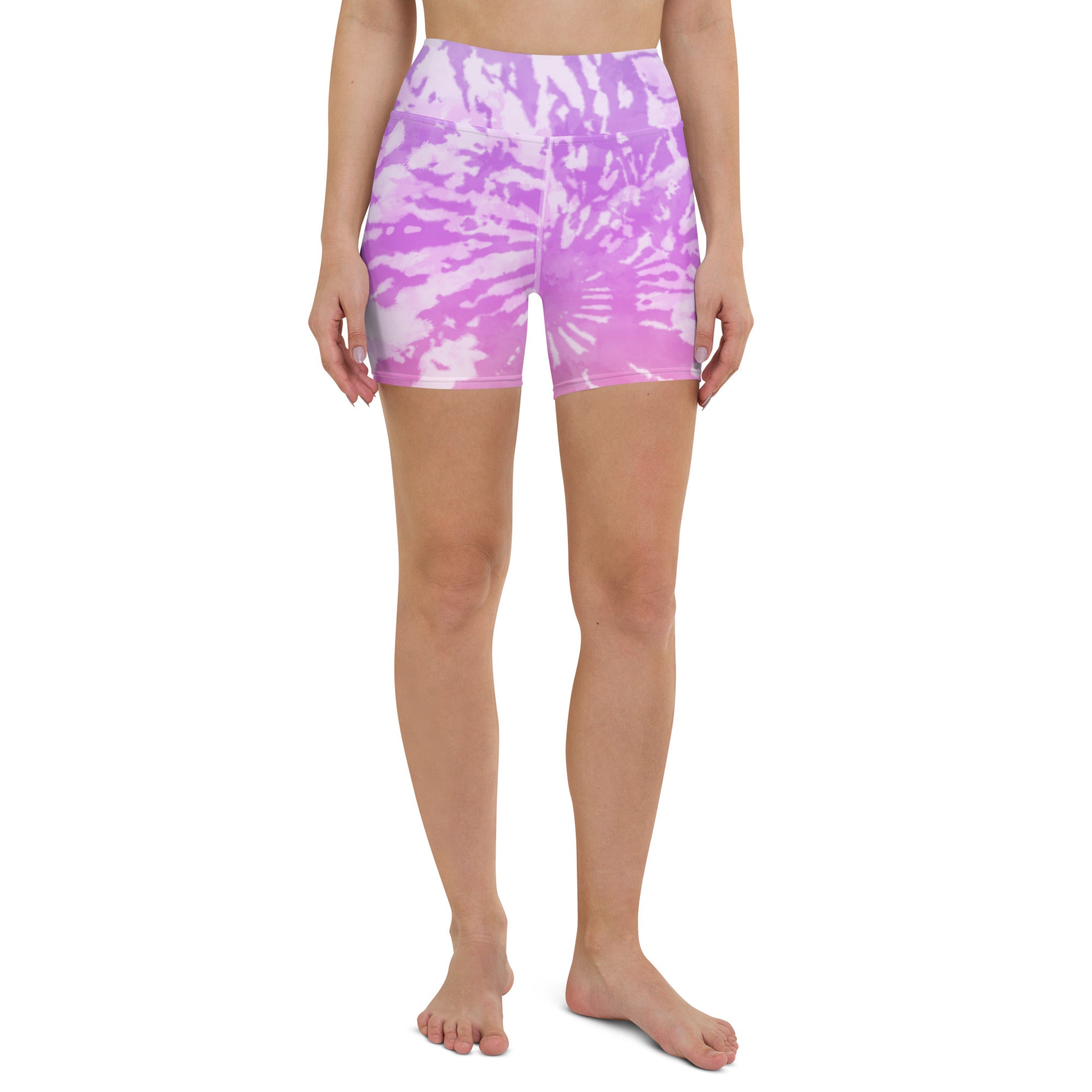 Yoga Shorts Tie Dye Spirals I