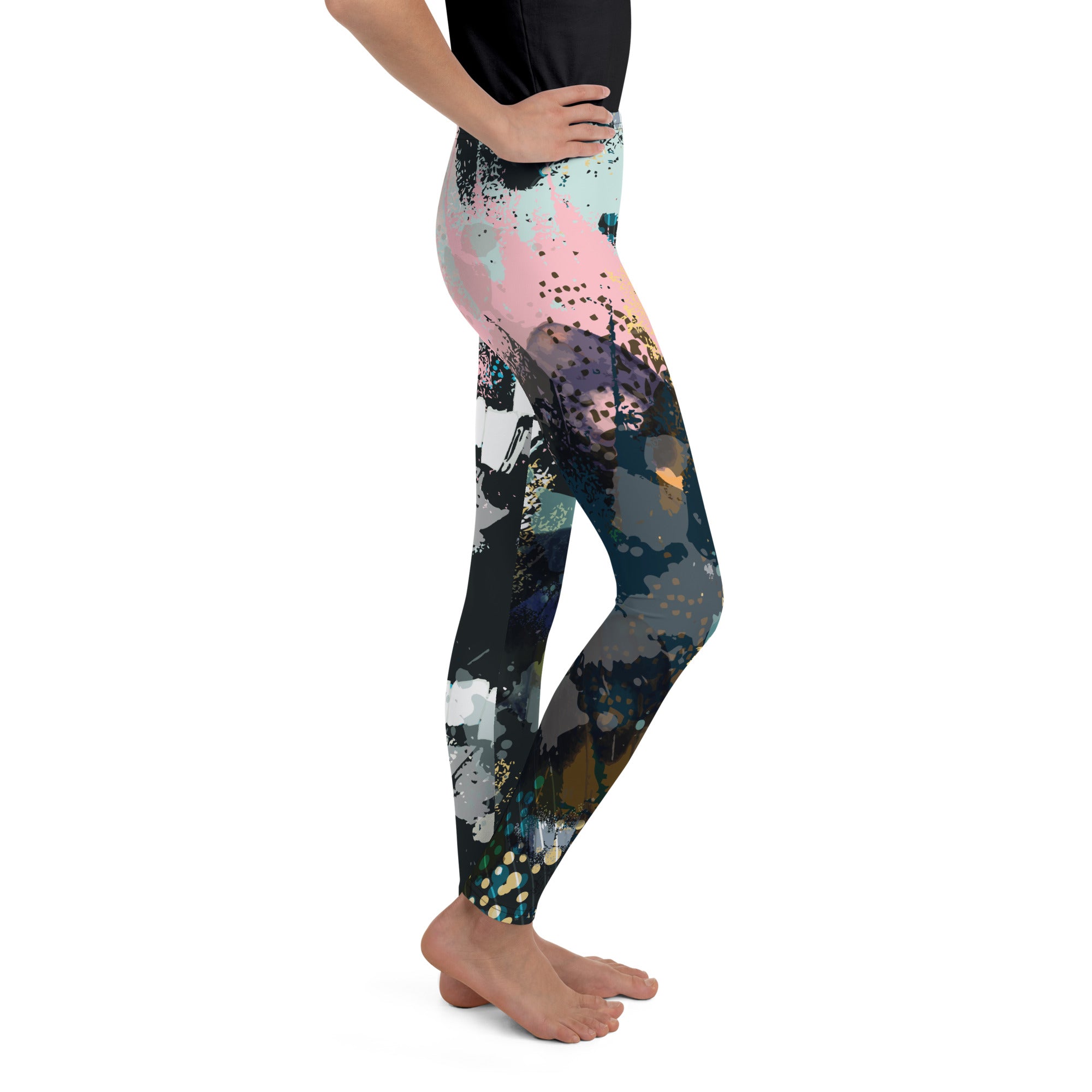 Youth Leggings Abstract