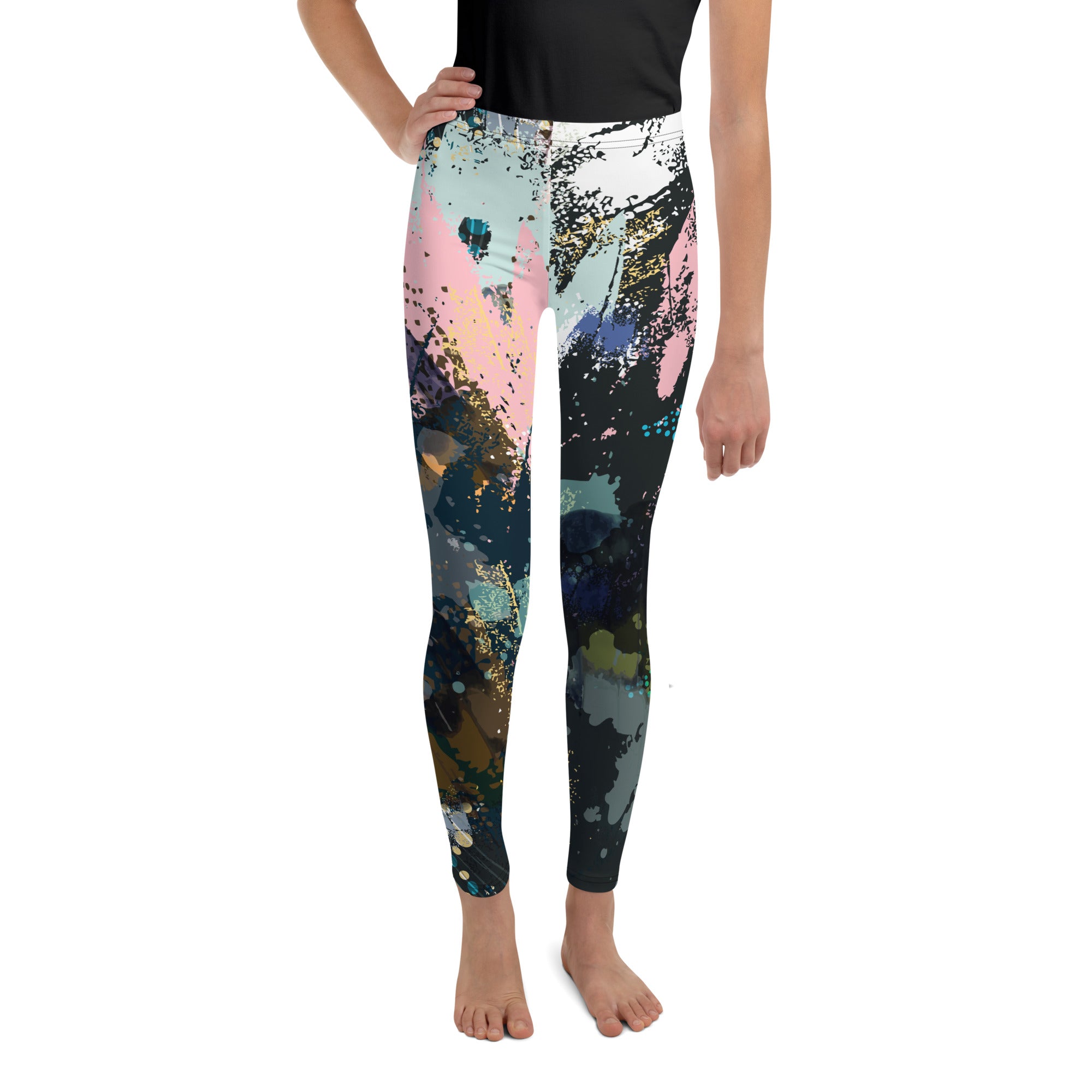 Youth Leggings Abstract