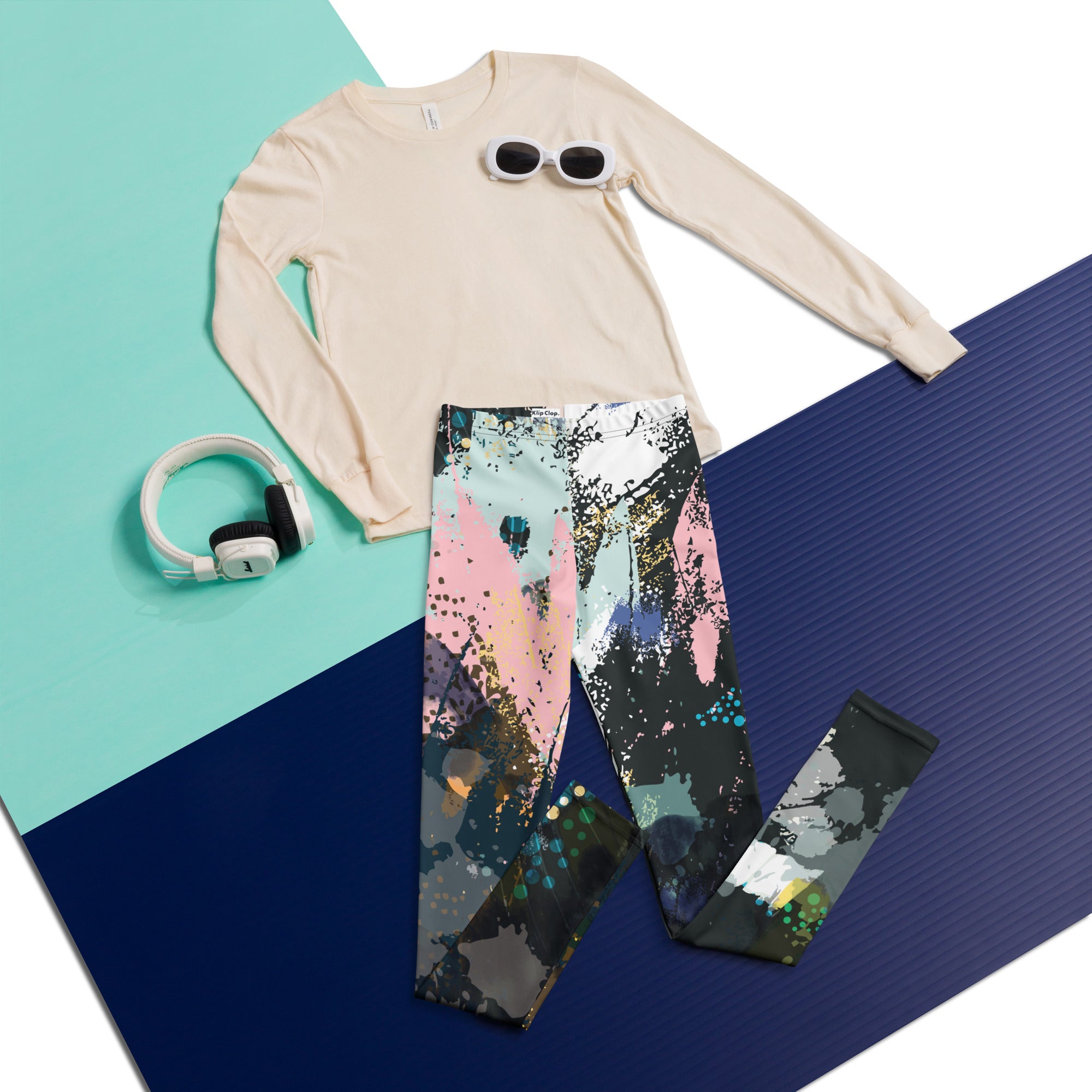 Youth Leggings Abstract