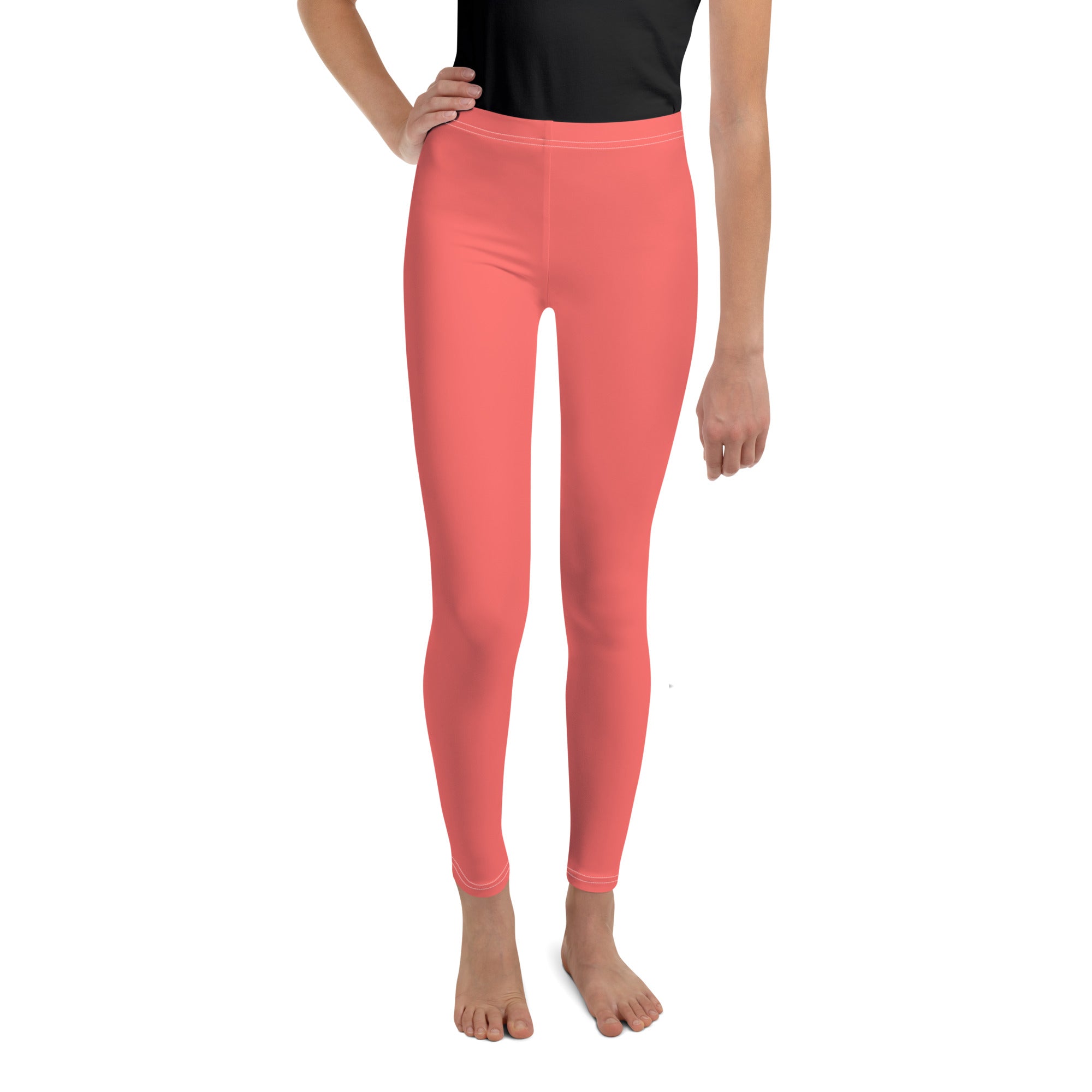 Youth Leggings Coral