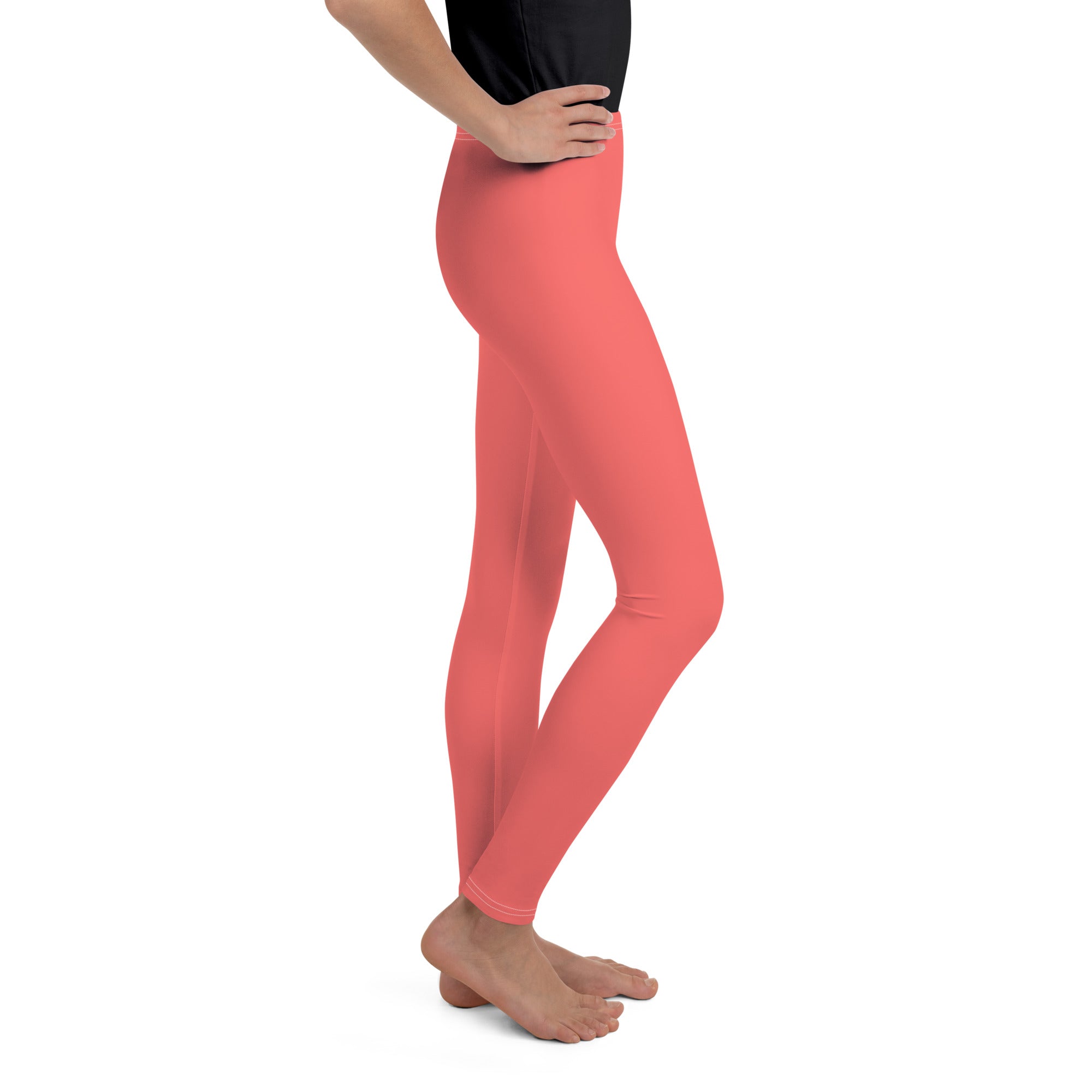 Youth Leggings Coral