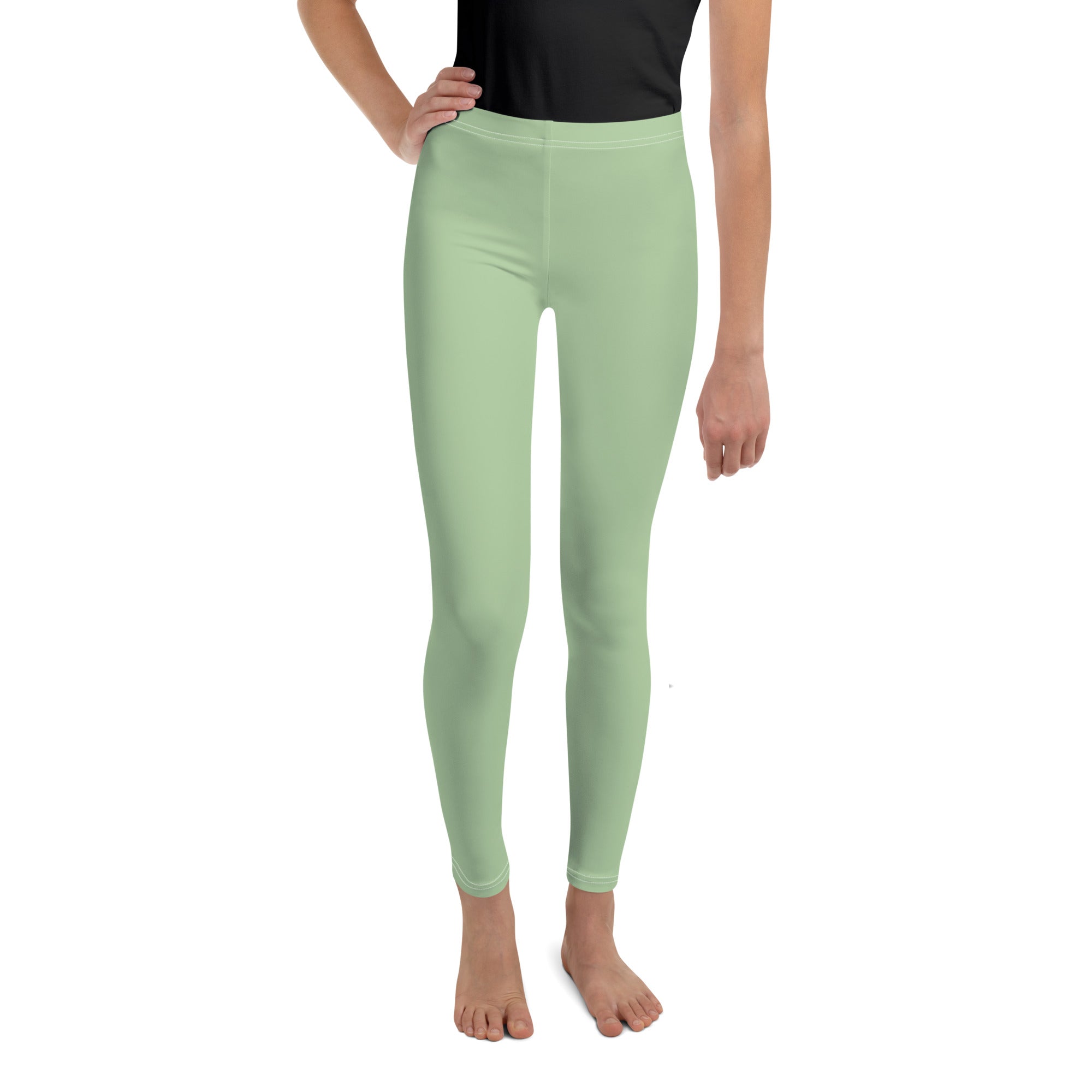 Youth Leggings Light Green