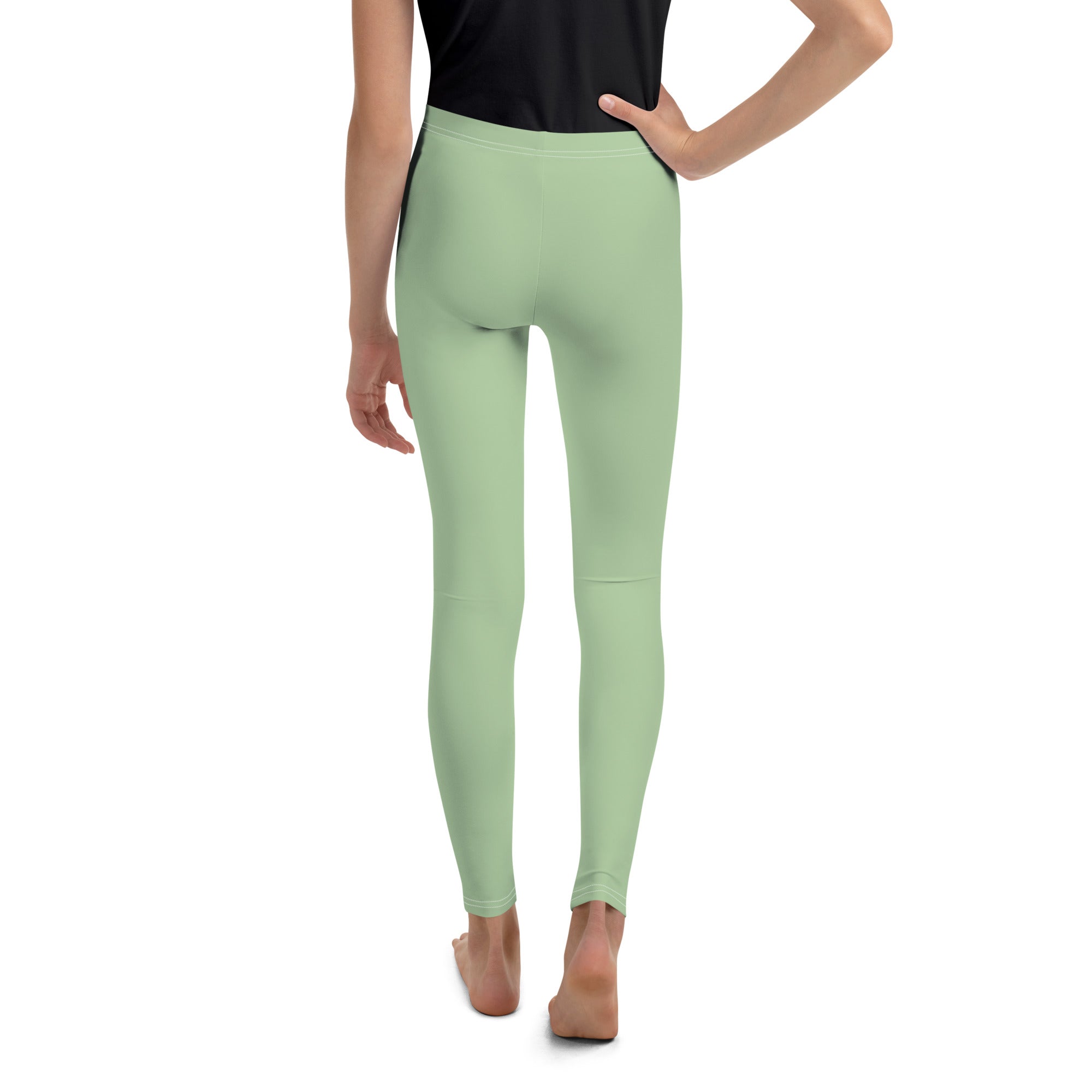 Youth Leggings Light Green
