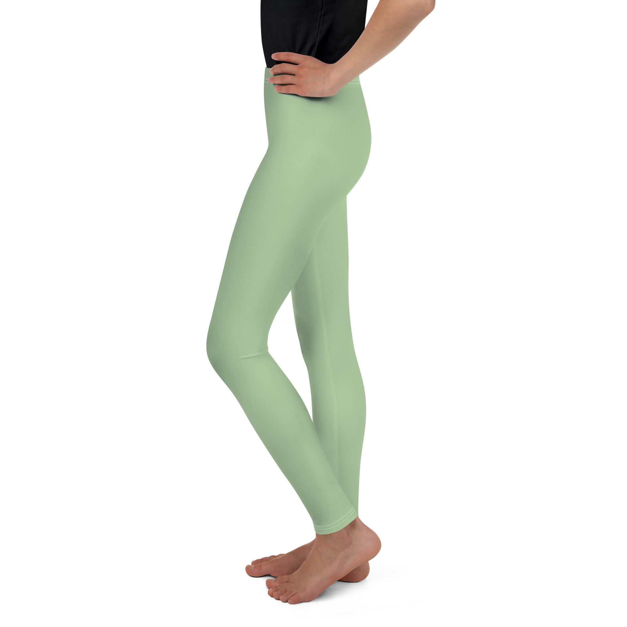 Youth Leggings Light Green