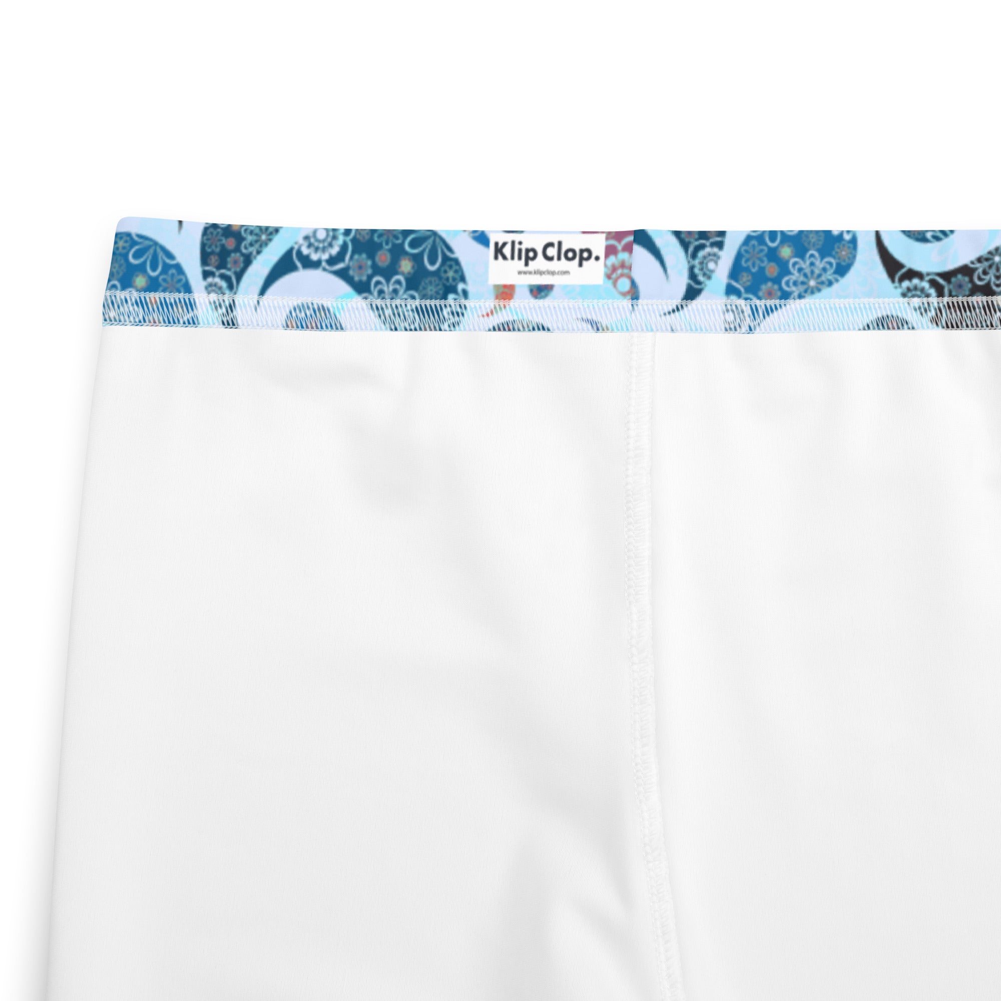 Youth Leggings Paisley Blue