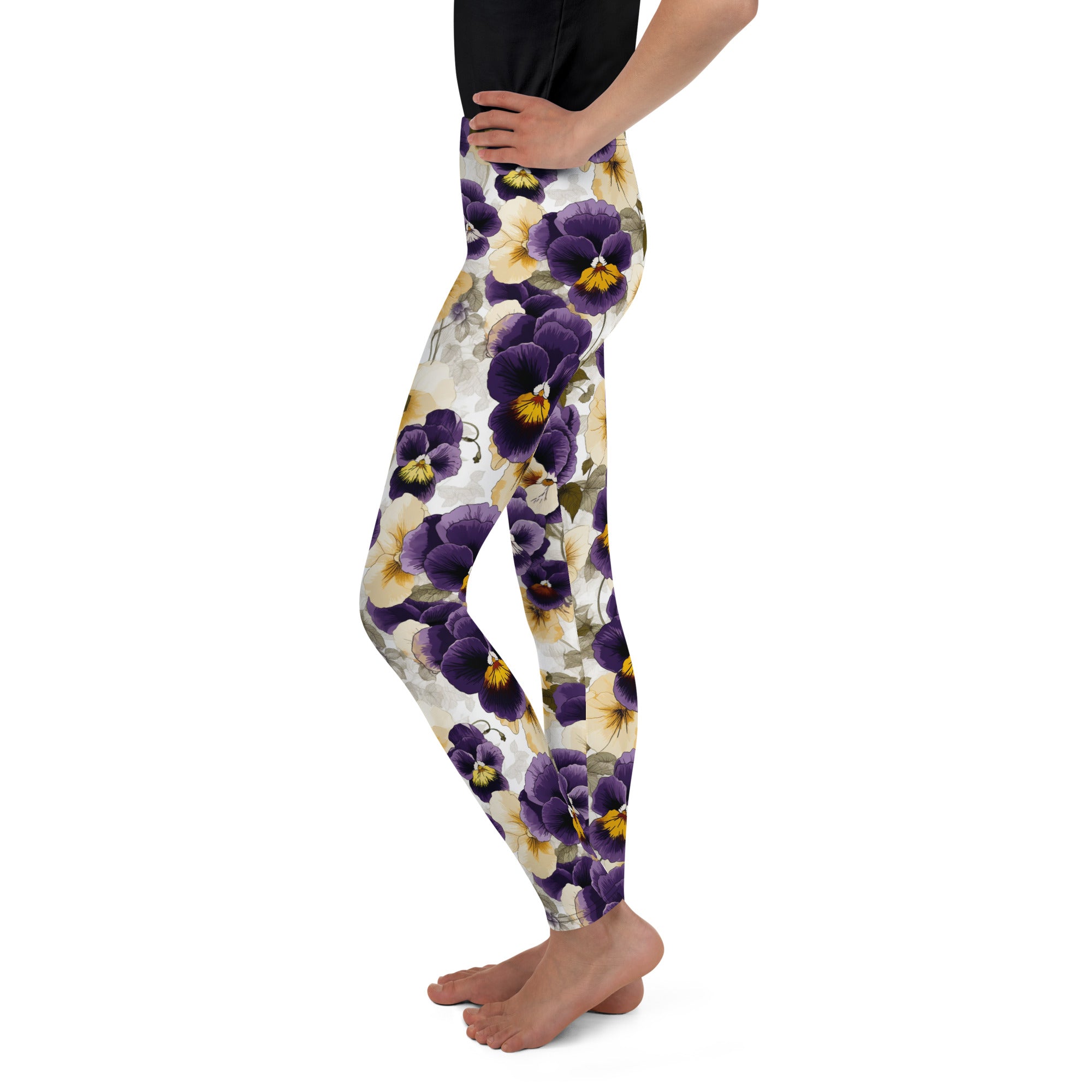 Youth Leggings Spring Flowers I