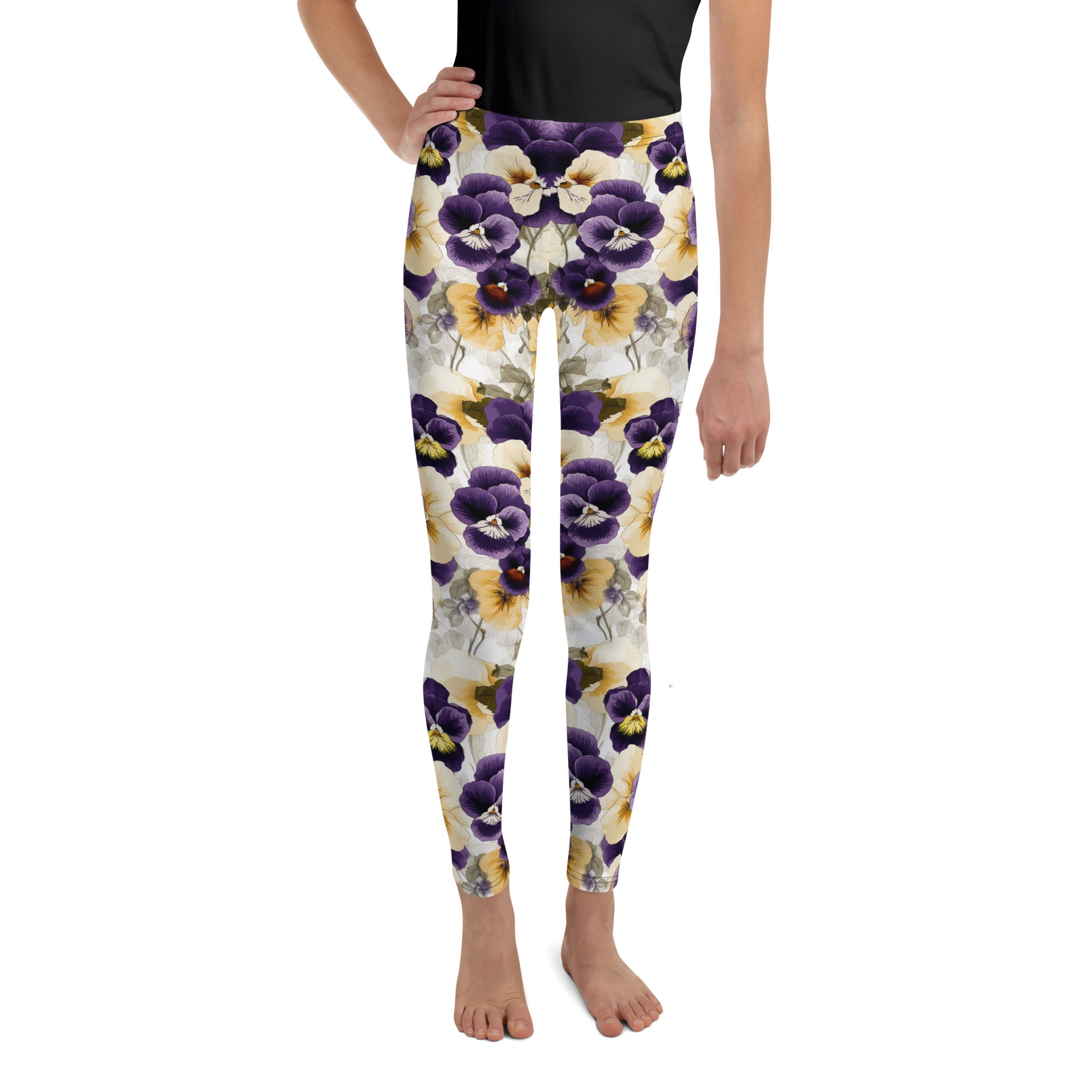 Youth Leggings Spring Flowers I