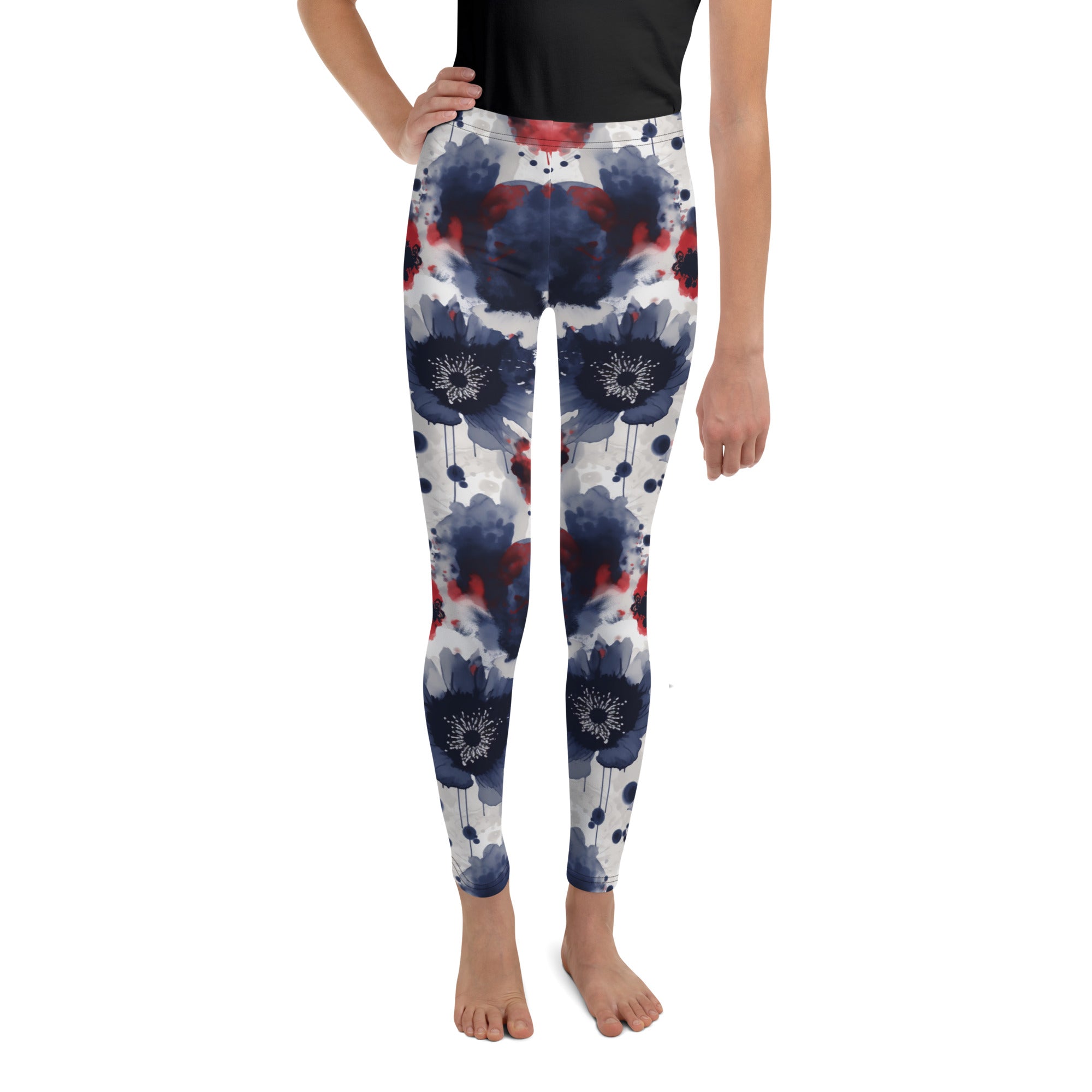 Youth Leggings Spring Flowers II