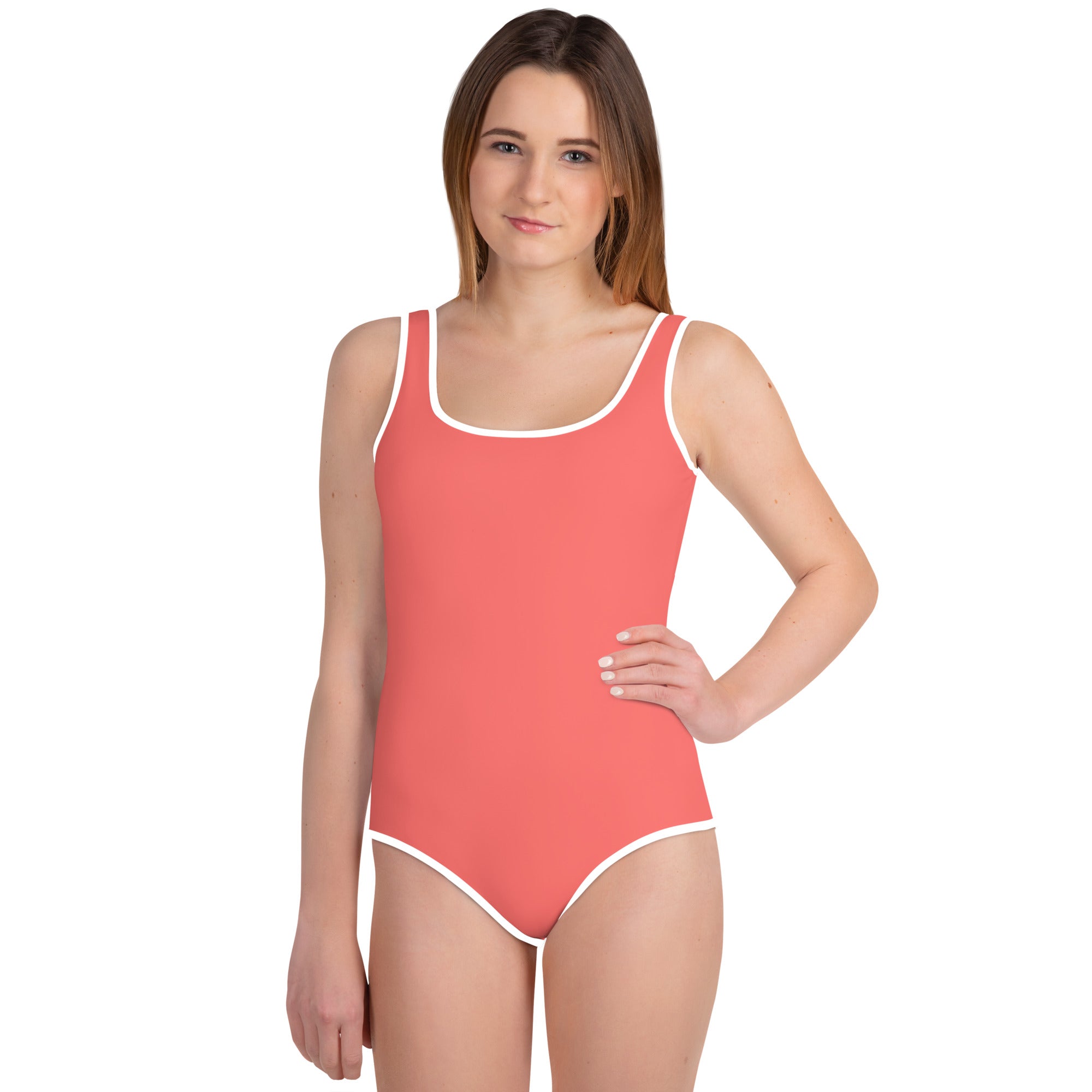 Youth Swimsuit Coral