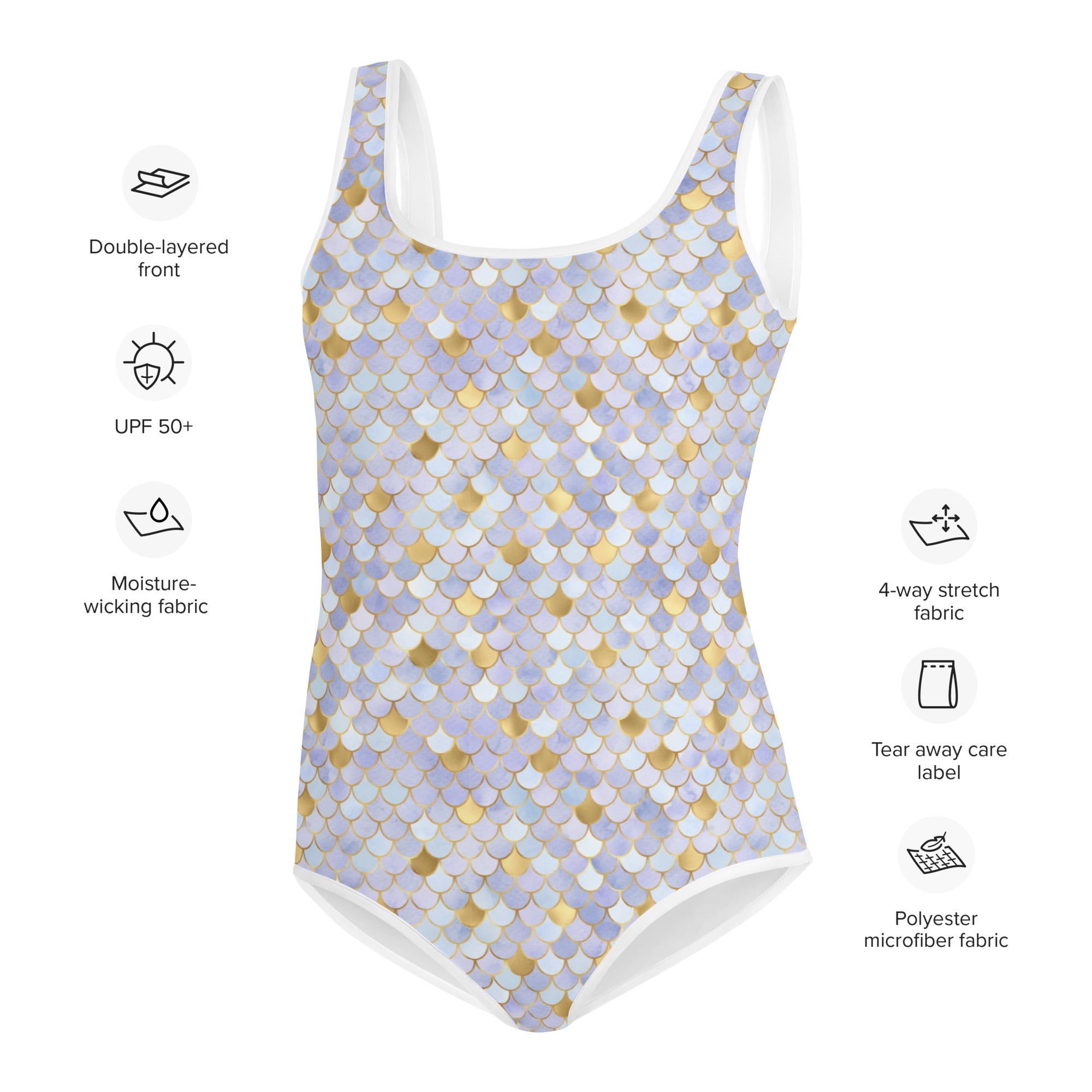 Youth Swimsuit MERMAID Blue