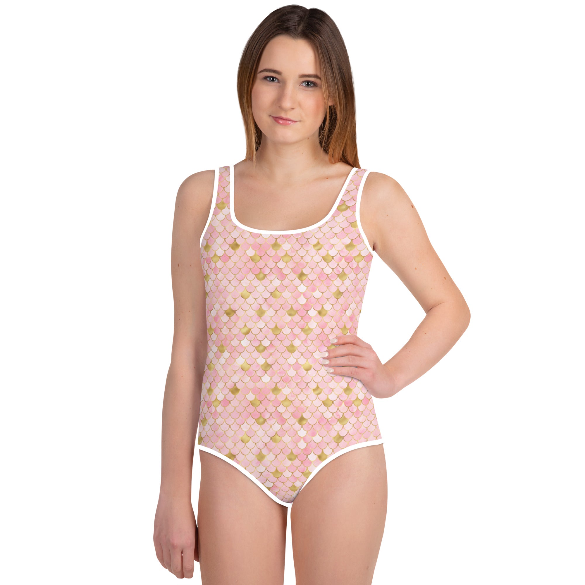 Youth Swimsuit MERMAID LIGHT PINK